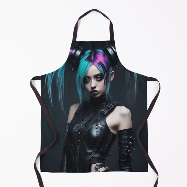 Item preview, Sexy Cyber Goth, Photography, Black PVC, Pigtails designed and sold by Burn-Ego.
