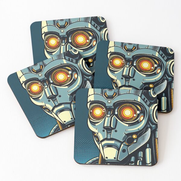 Item preview, Cyborg Pop Art Style designed and sold by artofuniverse.
