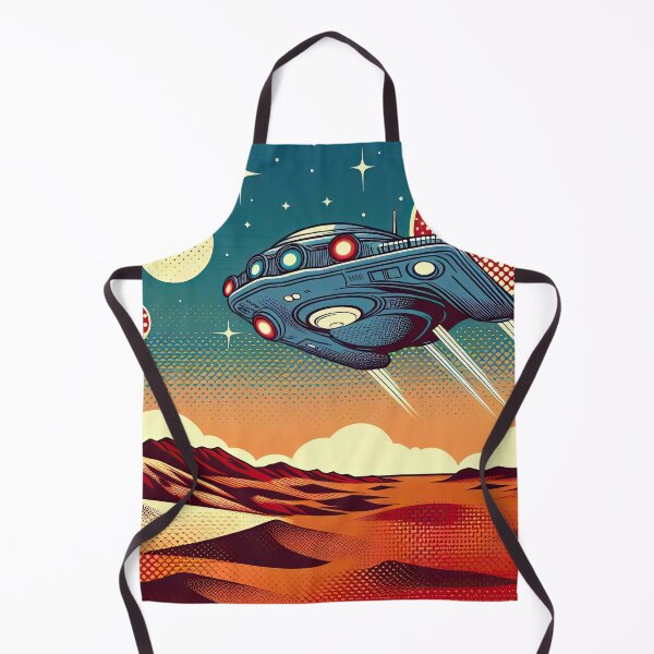 Item preview, Spaceship Pop Art Style designed and sold by artofuniverse.