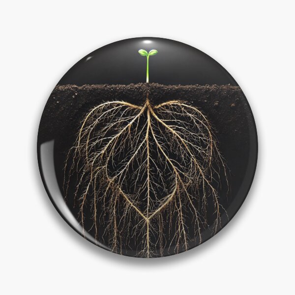 Item preview, Small Green Plant with Heart-Shaped Roots designed and sold by Blink Art Studio.