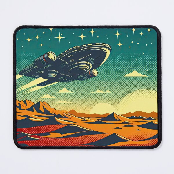Item preview, Spaceship Pop Art Style designed and sold by artofuniverse.