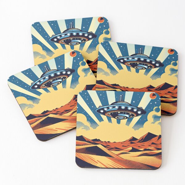 Item preview, Spaceship Pop Art Style designed and sold by artofuniverse.