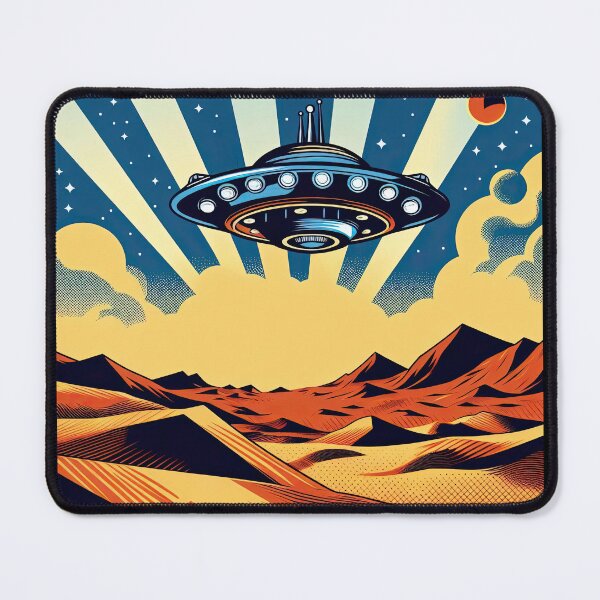 Item preview, Spaceship Pop Art Style designed and sold by artofuniverse.