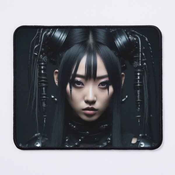 Artikelvorschau, Cyber-Gothic-Mädchen, Lederzöpfe, japanisches Modell entworfen und verkauft von Burn-Ego.