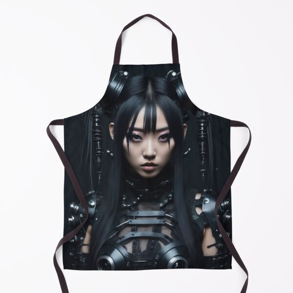 Artikelvorschau, Cyber-Gothic-Mädchen, Lederzöpfe, japanisches Modell entworfen und verkauft von Burn-Ego.
