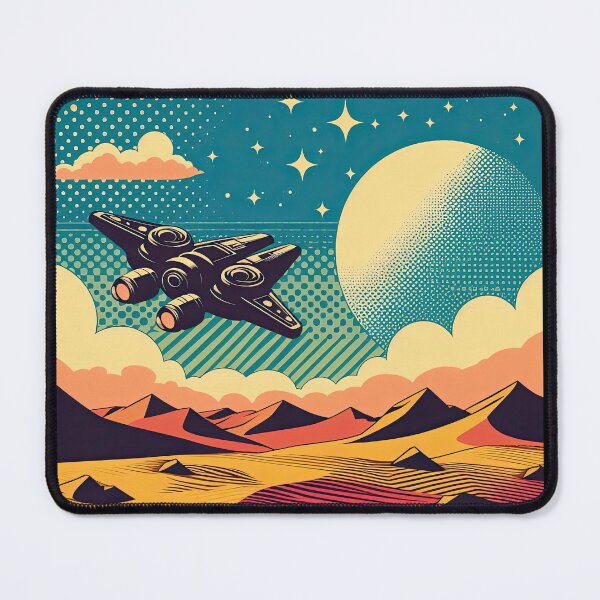 Item preview, Spaceship Pop Art Style designed and sold by artofuniverse.