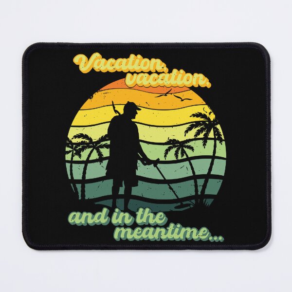 Item preview, Vacation, vacation, and in the meantime... Detectorist on the beach Colorful Vintage Retro Sunset designed and sold by Rodim91.