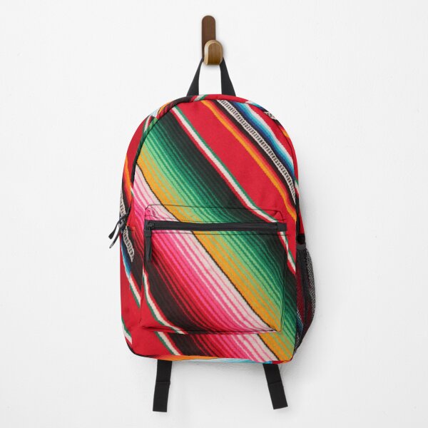 Item preview, Mexican poncho stock background fiesta Mexico cinco de mayo blanket serape rug in bright colours with copy space photo flat lay minimal minimalist pattern designed and sold by cheekylorns.