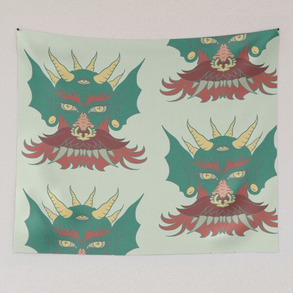 Item preview, bearded dragon with third eye and piercings designed and sold by AZTECartoon.