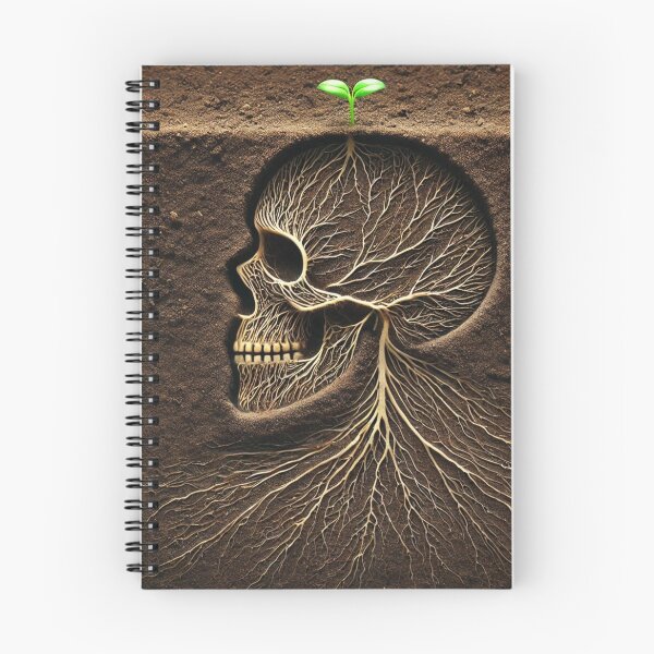 Item preview, Small Green Plant with Skull-Shaped Roots designed and sold by Blink Art Studio.
