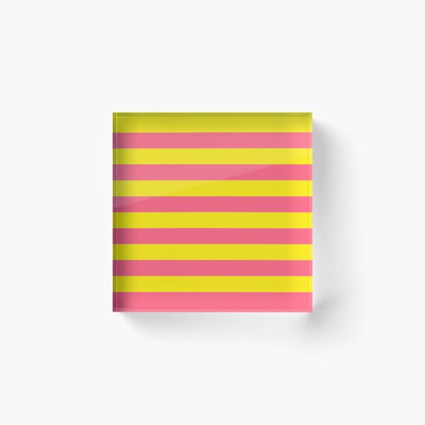 Item preview, Yellow Pink Stripes designed and sold by PatternTitan.