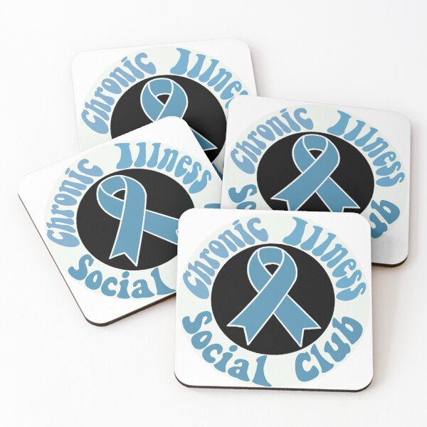 Item preview, Chronic Illness Social Club Logo designed and sold by annhuntdesign.