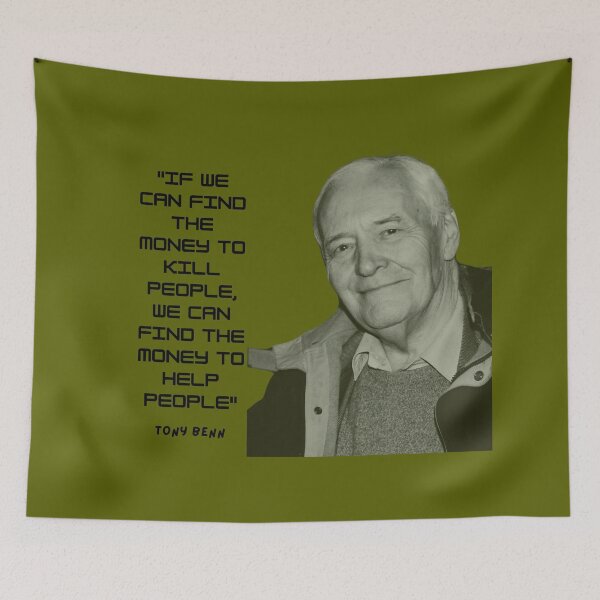 Item preview, Tony Benn Quote designed and sold by sourceoflife.