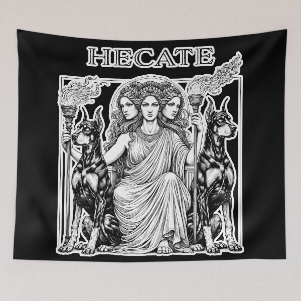 Item preview, Hecate: Goddess of Magic, Torches, and Canine Guardians designed and sold by tracydixon.