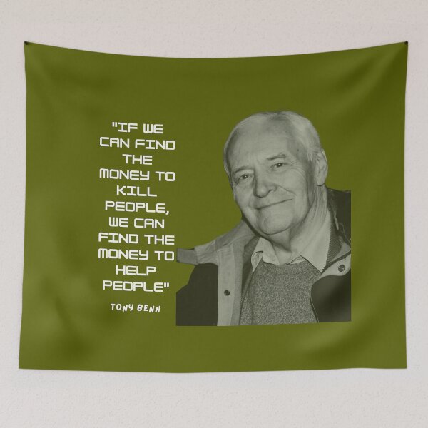 Item preview, Tony Benn Quote designed and sold by sourceoflife.