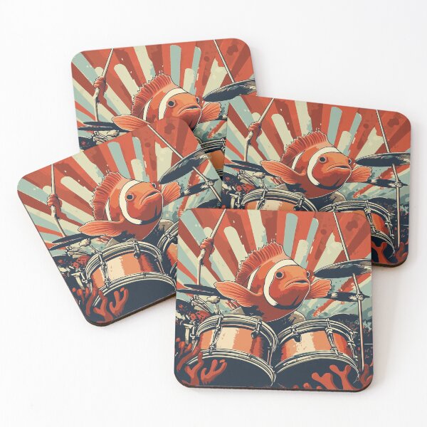 Item preview, Clown Fish: The Ocean Drummer designed and sold by WaveVisions.