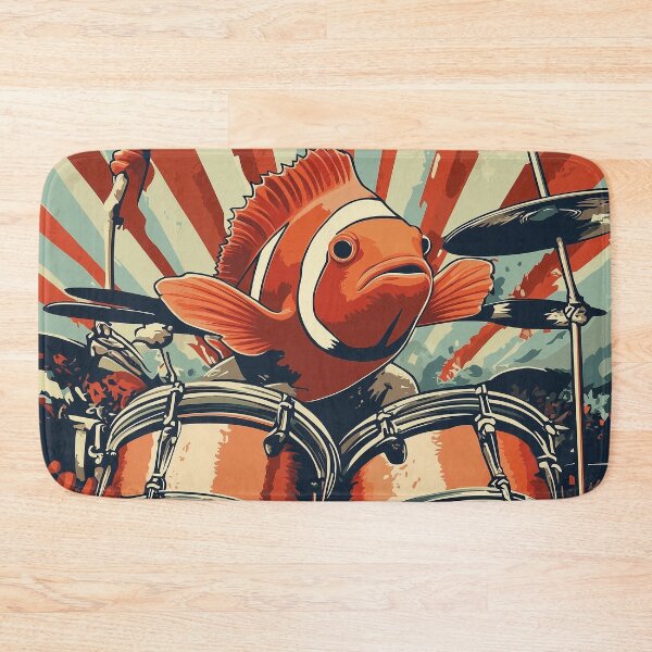 Item preview, Clown Fish: The Ocean Drummer designed and sold by WaveVisions.
