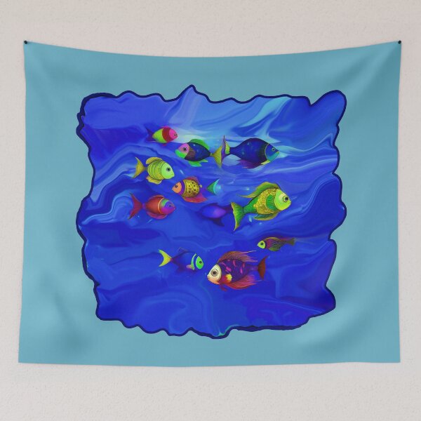 Item preview, Beach Decor Style Boho Fish Home Decor and Art Bohemian Vibes 2 of 4 designed and sold by Beachy.