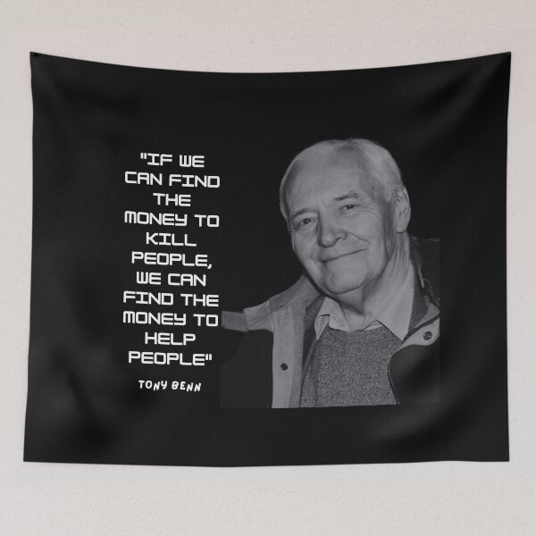 Item preview, Tony Benn Quote designed and sold by sourceoflife.