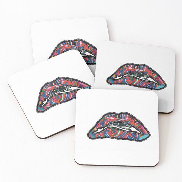 Item preview, Vivid Temptation Abstract Lips designed and sold by chuckletuckle.