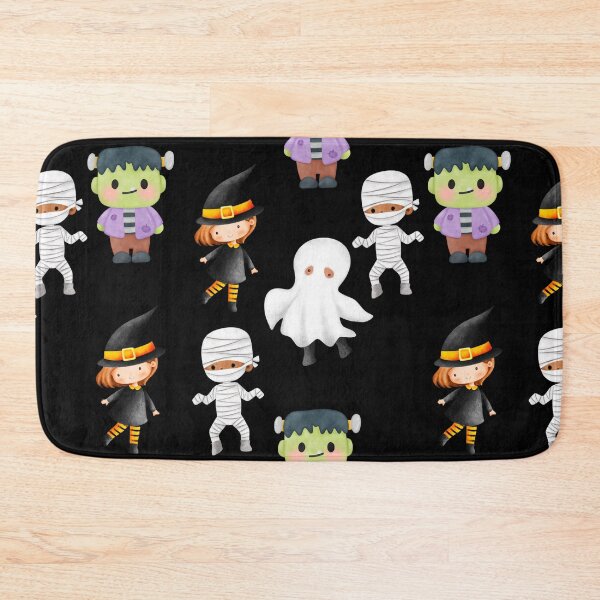 Item preview, spooky characters, halloween pattern designed and sold by in-leggings.