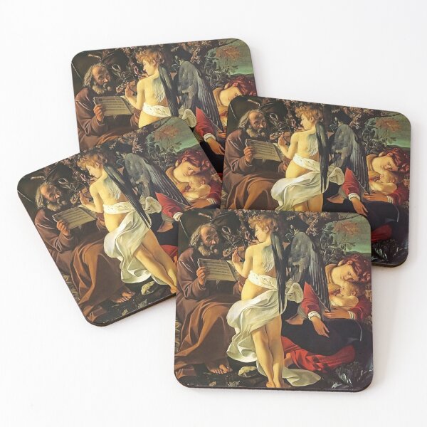 Item preview, Angel serenades Mary and Joseph designed and sold by jamiestarr.