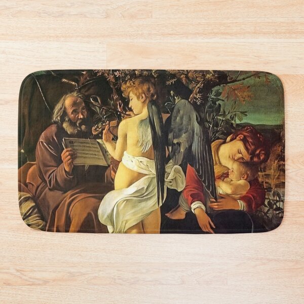 Item preview, Angel serenades Mary and Joseph designed and sold by jamiestarr.