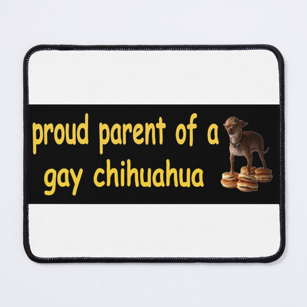 Item preview, proud parent of a gay chihuahua meme bumper sticker designed and sold by cwileyyy.