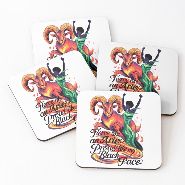 Item preview, Fierce Like an Aries: Proud Like My Black Race designed and sold by YesAfrik.