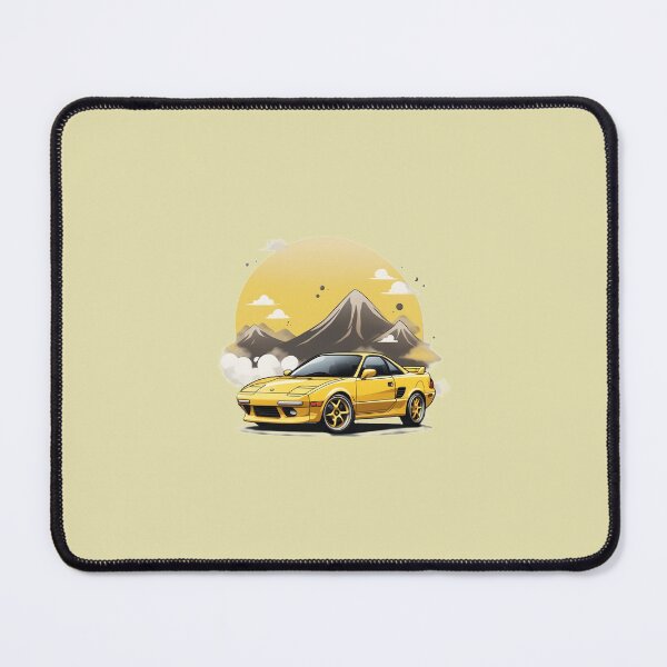 Item preview, yellow mr2 - mountains designed and sold by kanjikoistudios.