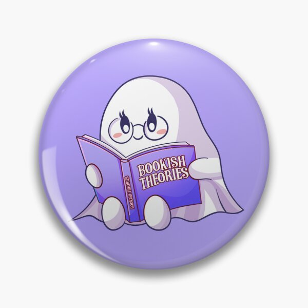 Item preview, Boo the Bookish Ghost | Purple Ver. designed and sold by BookishTheories.