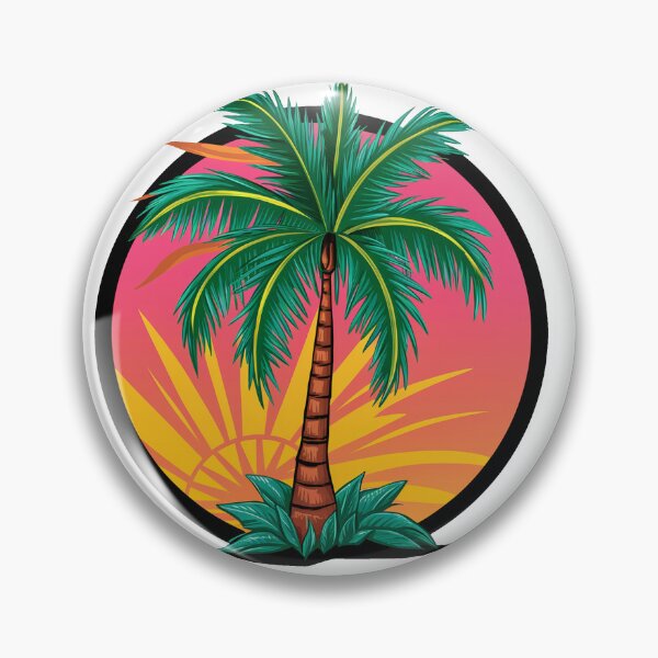 Item preview, Tropical Palm At Sunset - Holiday Motif designed and sold by MrERNST.