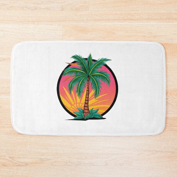 Item preview, Tropical Palm At Sunset - Holiday Motif designed and sold by MrERNST.