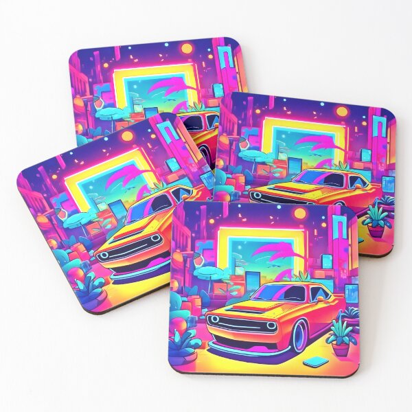 Item preview, Neon Dream Car Escape designed and sold by Health And Fitness Posts e-Store.