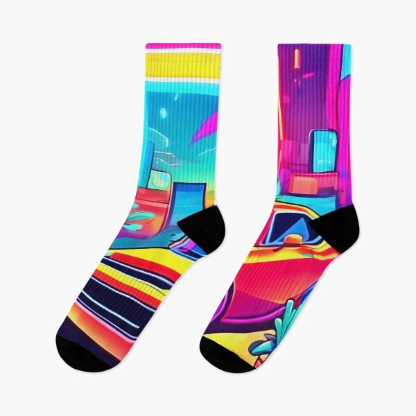 Item preview, Neon Dream Car Escape designed and sold by Health And Fitness Posts e-Store.