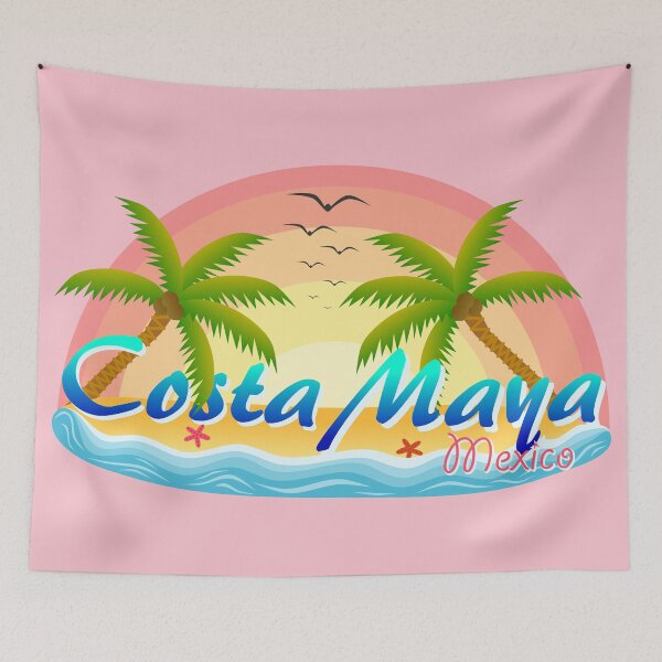 Item preview, Costa Maya Beach, Mexico Sunset Summer Vibes designed and sold by ArtNoveltee.