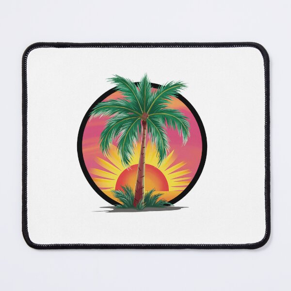 Item preview, Tropical Palm At Sunset - Holiday Motif designed and sold by MrERNST.