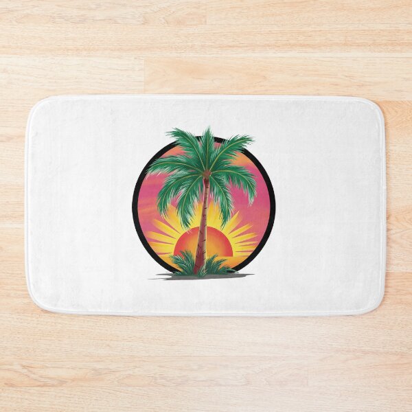 Item preview, Tropical Palm At Sunset - Holiday Motif designed and sold by MrERNST.