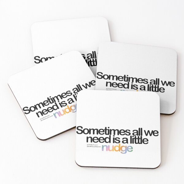 Item preview, Sometimes all we need is a little nudge  designed and sold by JayPeaWithMash.