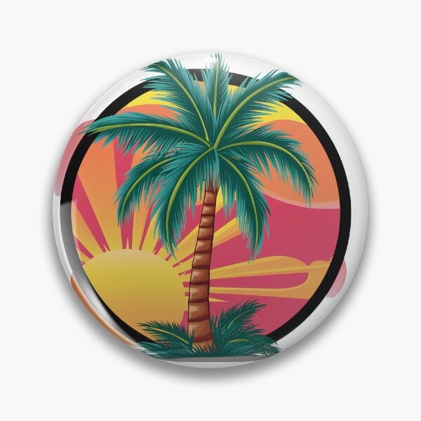 Item preview, Tropical Palm At Sunset - Holiday Motif designed and sold by MrERNST.