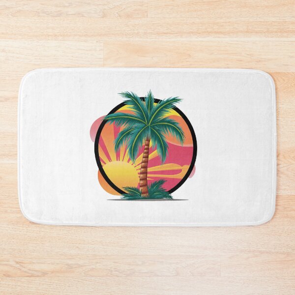 Item preview, Tropical Palm At Sunset - Holiday Motif designed and sold by MrERNST.