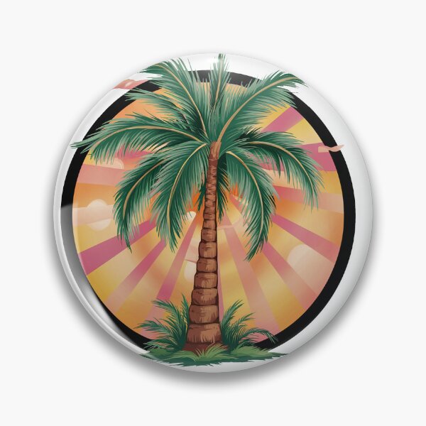 Item preview, Tropical Palm At Sunset - Holiday Motif designed and sold by MrERNST.