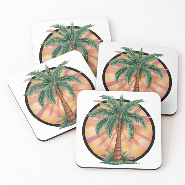 Item preview, Tropical Palm At Sunset - Holiday Motif designed and sold by MrERNST.