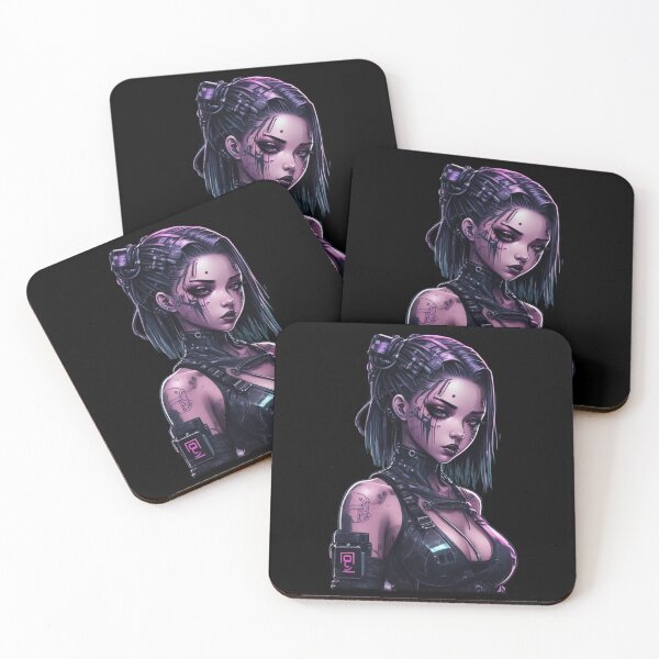 Item preview, Cyberpunk Girl, Sexy Character, Dystopian Anime designed and sold by Burn-Ego.