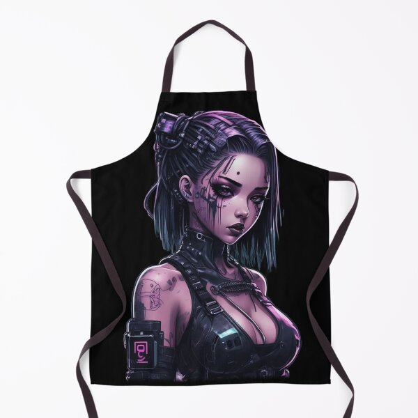 Item preview, Cyberpunk Girl, Sexy Character, Dystopian Anime designed and sold by Burn-Ego.