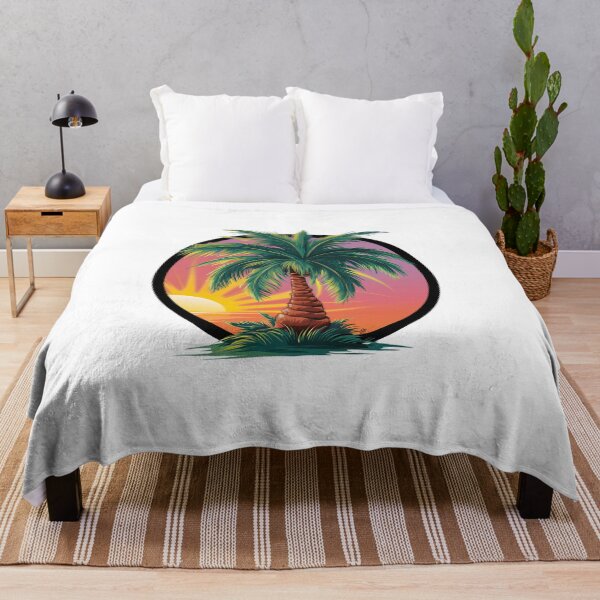 Item preview, Tropical Palm At Sunset - Holiday Motif designed and sold by MrERNST.