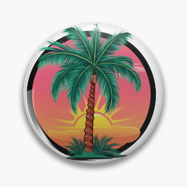 Item preview, Tropical Palm At Sunset - Holiday Motif designed and sold by MrERNST.