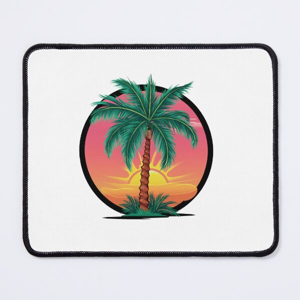 Item preview, Tropical Palm At Sunset - Holiday Motif designed and sold by MrERNST.