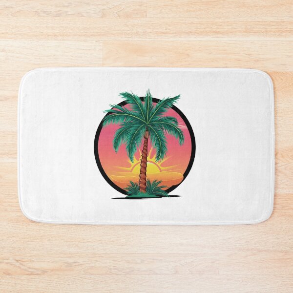 Item preview, Tropical Palm At Sunset - Holiday Motif designed and sold by MrERNST.