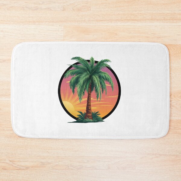 Item preview, Tropical Palm At Sunset - Holiday Motif designed and sold by MrERNST.